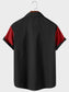 Men's Plus Size Casual Simple Christmas Pattern Shirt With Pockets