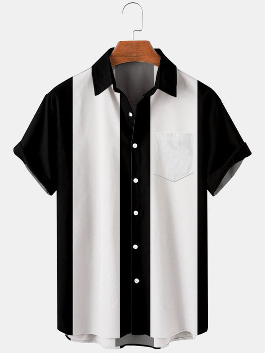 Hawaiian Retro Men's Casual Short Sleeved Shirt