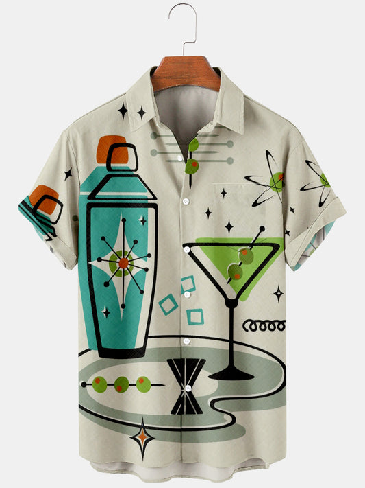 Cocktail Shaker Graphic Shirts