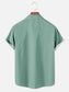 Men‘s Retro Camp Bowling Shirts 50s Vintage Cotton-Blend Blouse