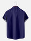 Men's Simple Pattern Vintage Short Sleeve Shirt