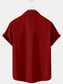 Christmas Gift Men Oversized Casual Short Sleeve Shirt