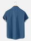 Men Casual Juice Print Pocket Front Short Sleeves Shirt