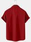 Men's Christmas 3D Digital Print Loose Short Sleeve Shirt