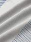 Mens Striped Print Round Hem Loose Short Sleeve Shirts