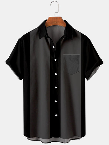 Hawaiian Retro Men's Casual Short Sleeved Shirt