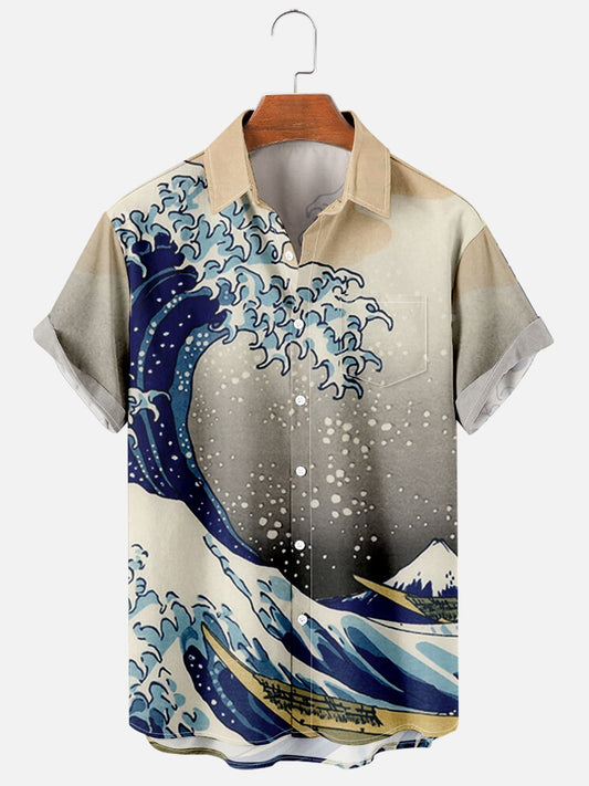 Men's Daily Basic Short Sleeved Shirt